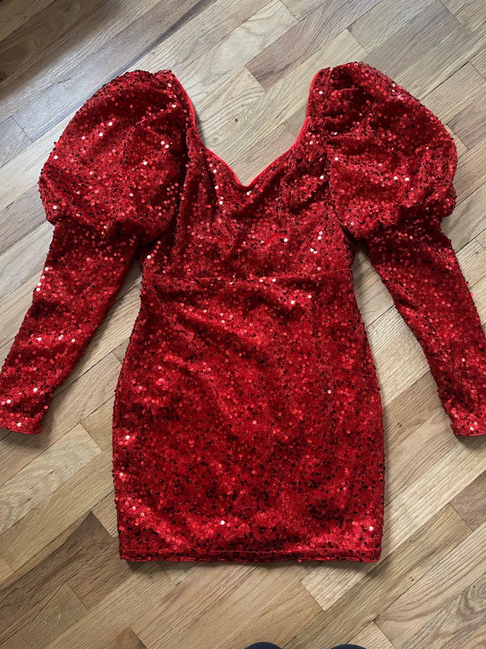 Costume red dress